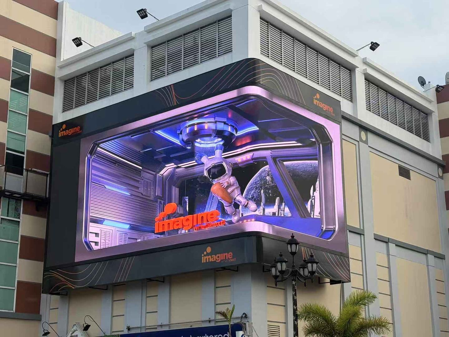 spectrumdisplay glasses-free 3D effects LED Display in Brunei