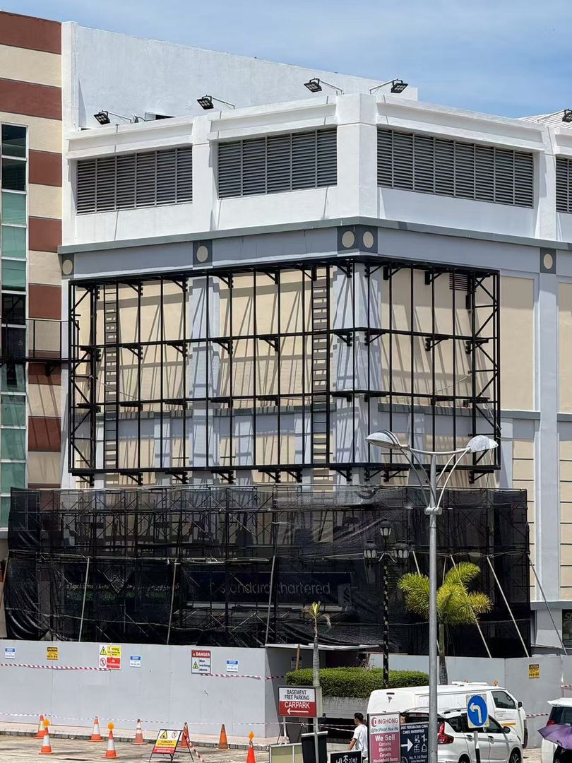 Outdoor LED Display front Structure?